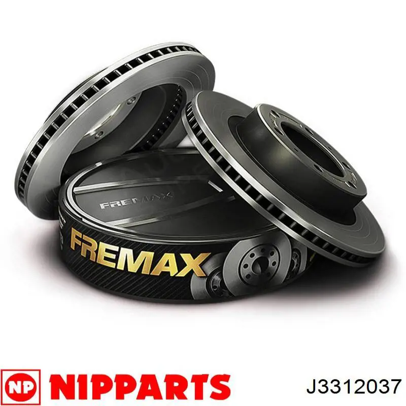 Задний тормозной диск Nipparts J3312037 цена, от 31.37 USD