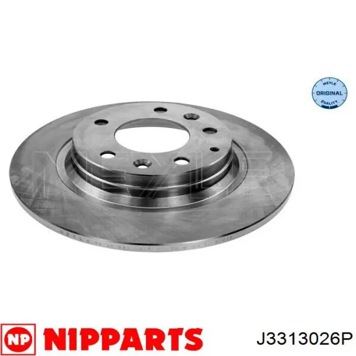Купить J3313026P Nipparts Диск тормозной задний