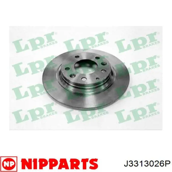 Задний тормозной диск Nipparts J3313026P цена, от 26.83 USD