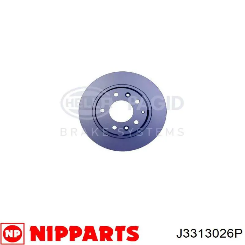 Задний тормозной диск Nipparts J3313026P цена, от 26.83 USD