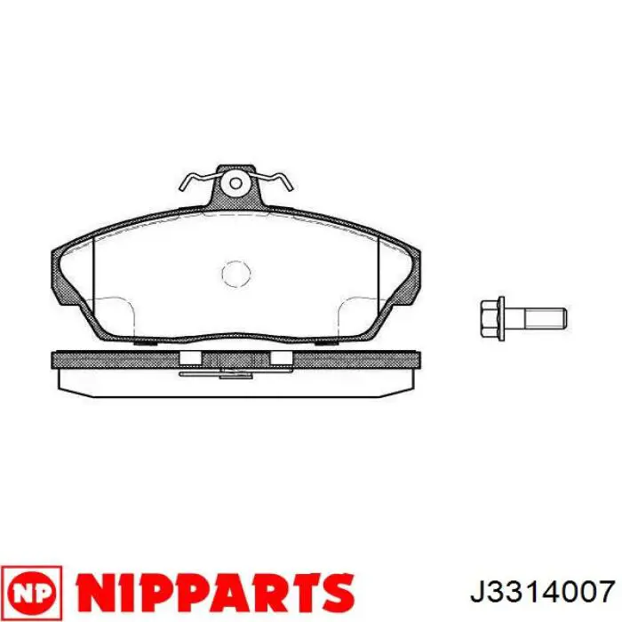 Тормозные диски J3314007 Nipparts