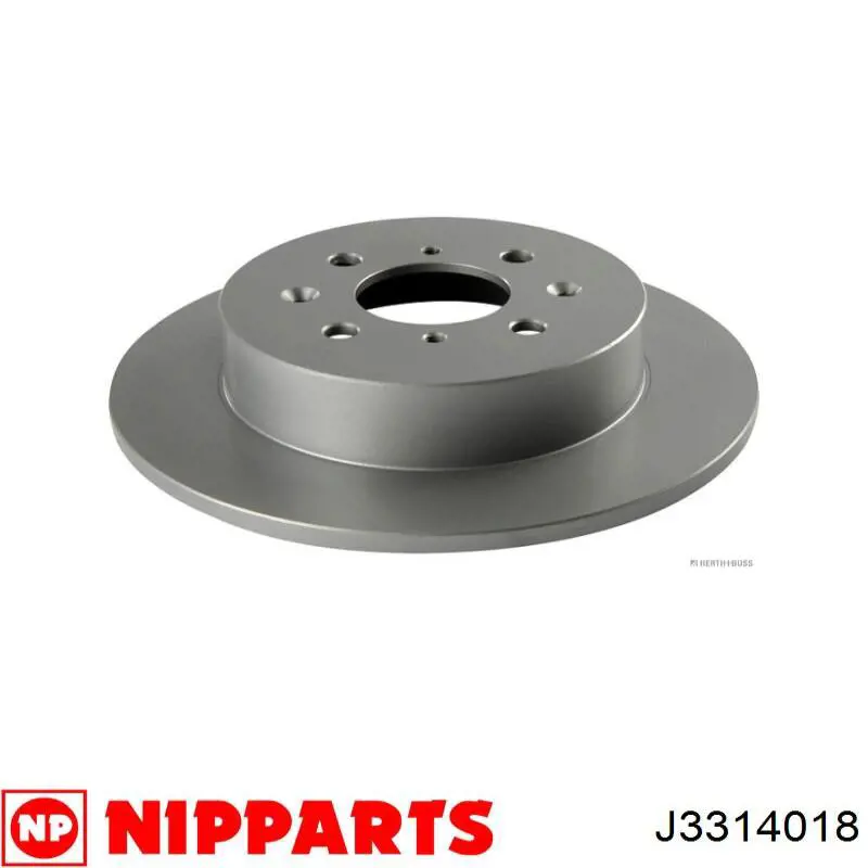 J3314018 Nipparts диск тормозной задний