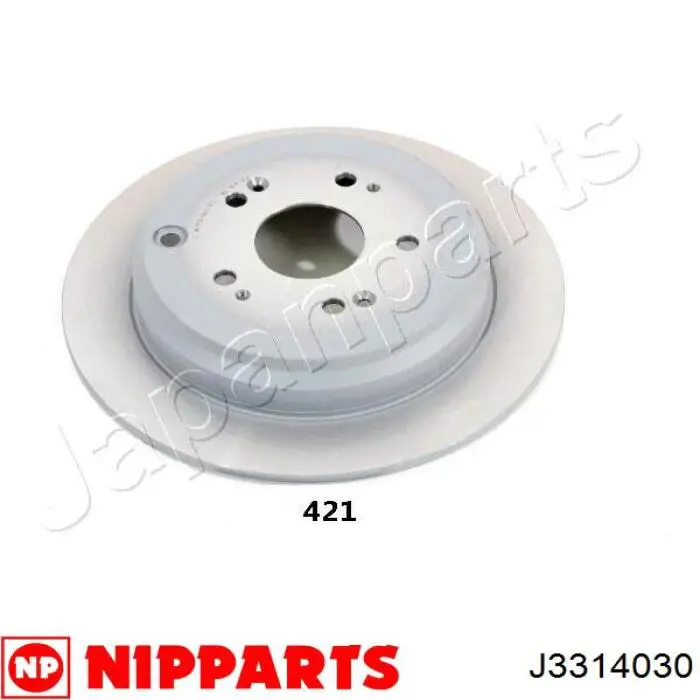 Диск гальмівний задній J3314030 Nipparts