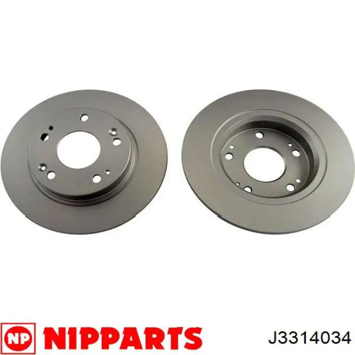 Купить J3314034 Nipparts Диск тормозной задний