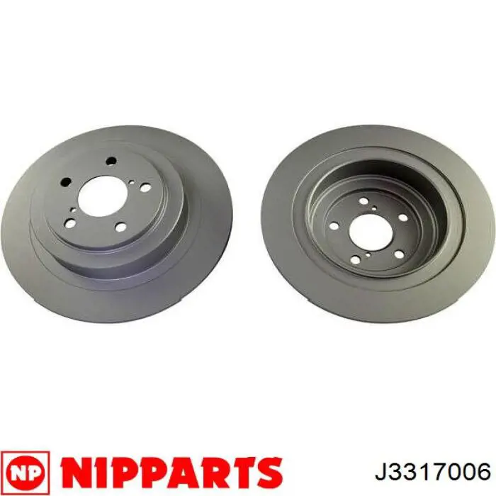 Купить J3317006 Nipparts Диск тормозной задний