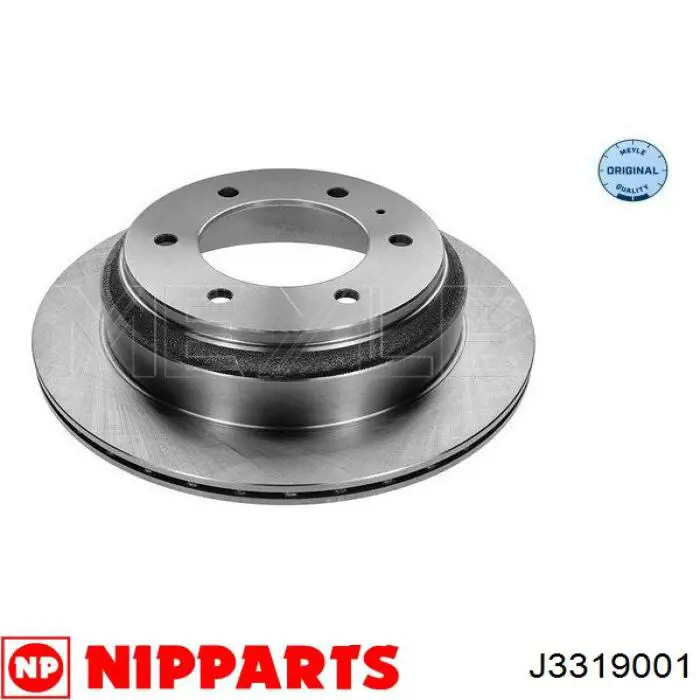 J3319001 Nipparts диск тормозной задний