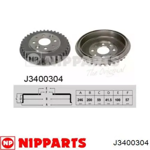 Тормозной барабан 14A69810 Brembo