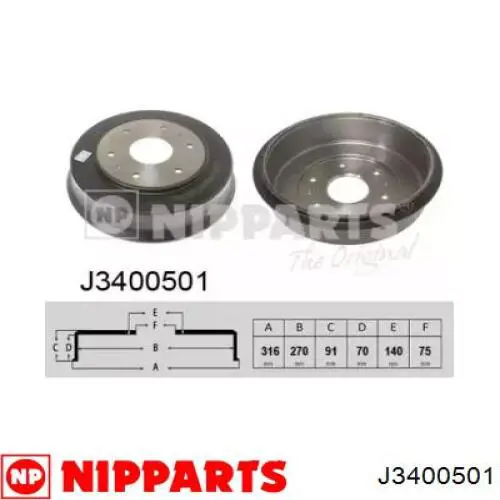  J3400501 Nipparts