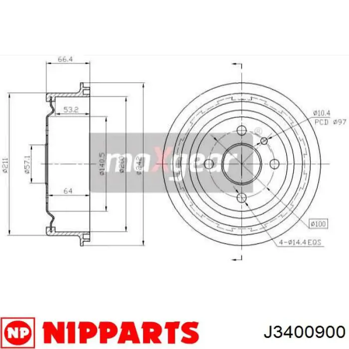 J3400900 Nipparts