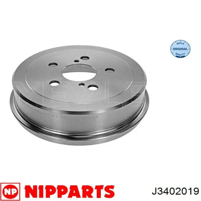 Барабан тормозной задний Nipparts J3402019 цена, от 23.96 USD