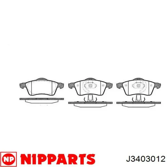Задний барабан Nipparts J3403012