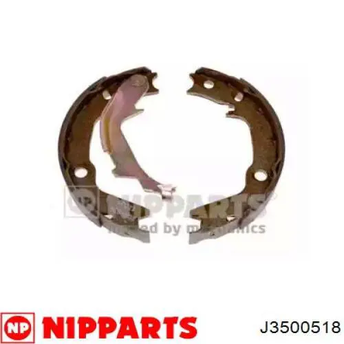 J3500518 Nipparts колодки ручника (стояночного тормоза)