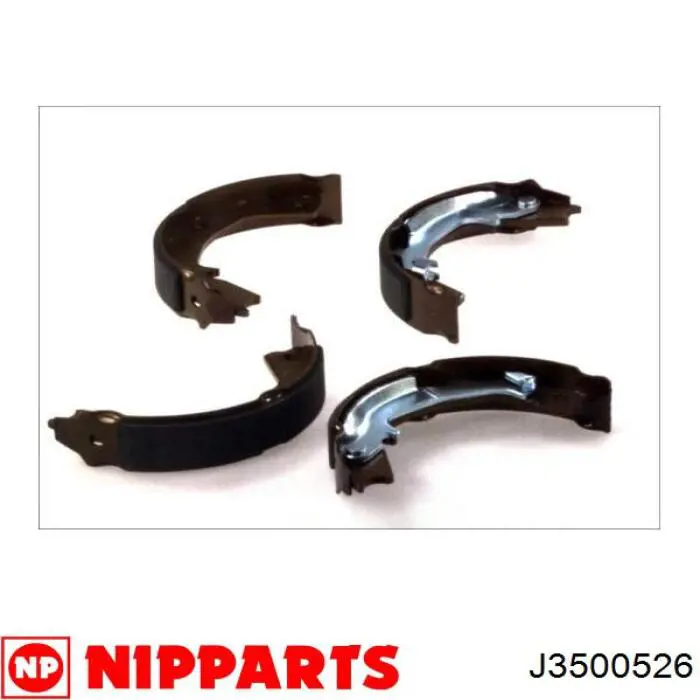 Колодки ручника J3500526 Nipparts