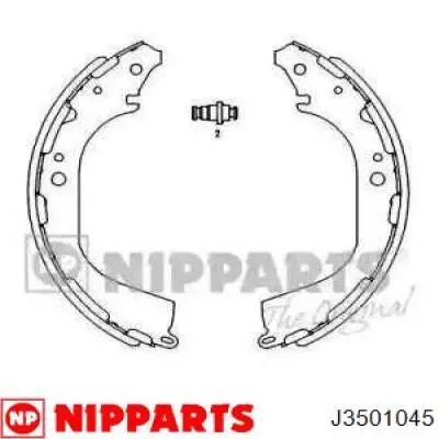 Задние барабанные колодки J3501045 Nipparts