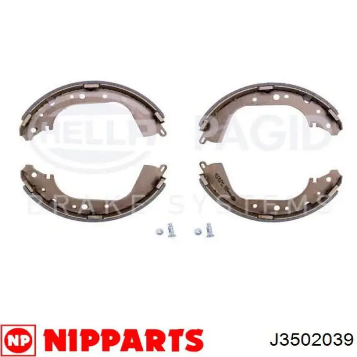 Купить 0449526060 Toyota Задние барабанные тормозные колодки