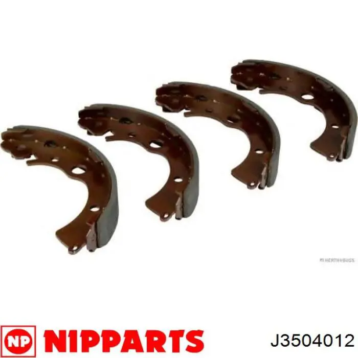 Тормоза рабочие задние ножные и тормозные барабаны Nipparts J3504012 цена, от 18.35 USD