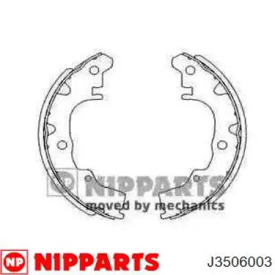 Задние барабанные колодки J3506003 Nipparts