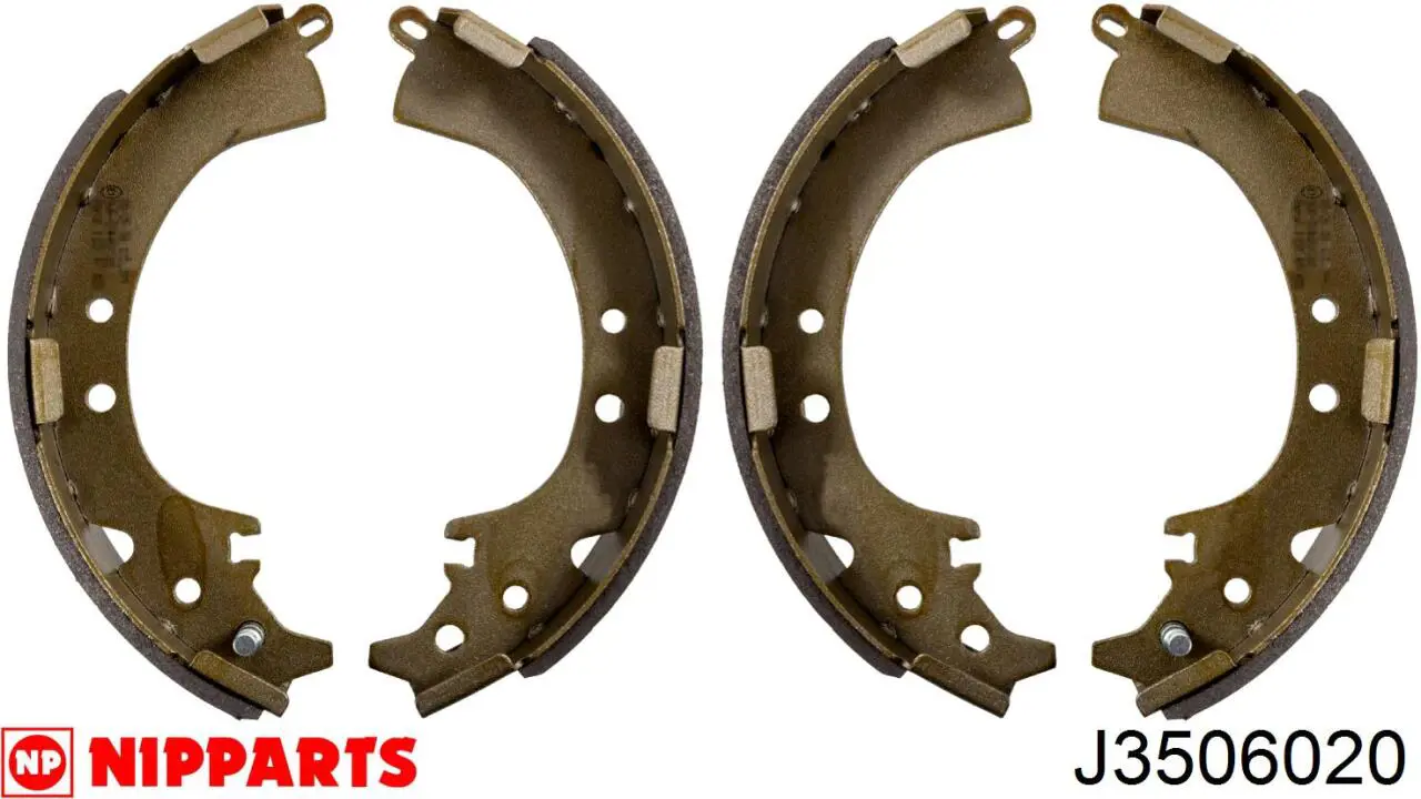 0449533010 Toyota Барабанные тормозные колодки