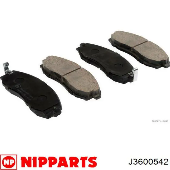 Передние тормозные колодки J3600542 Nipparts