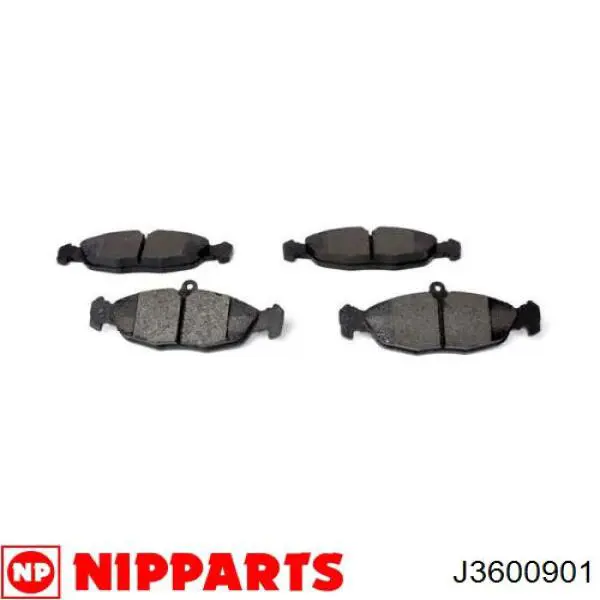 Колодки Nipparts J3600901 цена, от 10.73 USD
