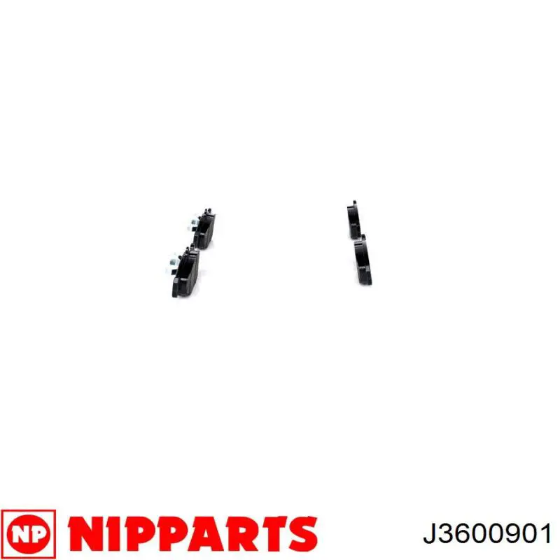 Передние тормозные колодки J3600901 Nipparts