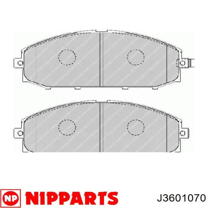 Тормозные колодки Nipparts J3601070