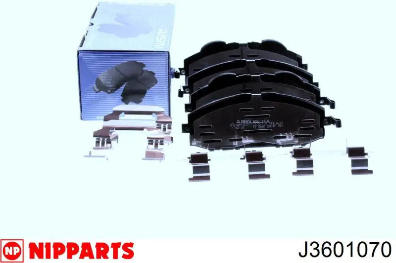 Передние тормозные колодки J3601070 Nipparts