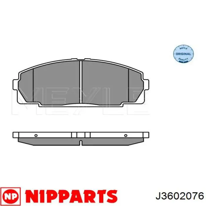 Колодки Nipparts J3602076 цена, от 25.90 USD