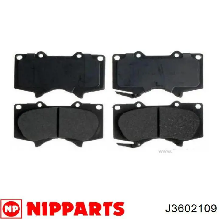 Купить J3602109 Nipparts Колодки тормозные