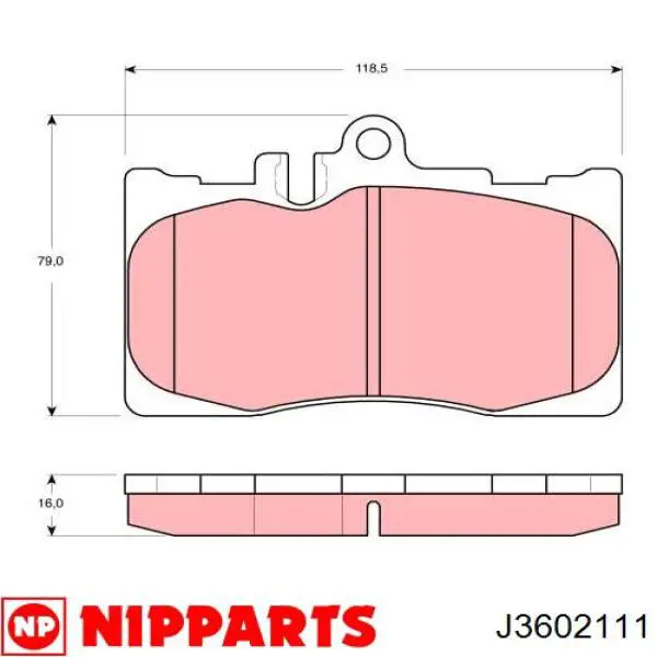 Купить 044650W030 Toyota Колодки тормозные