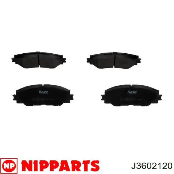 Колодки Nipparts J3602120 цена, от 33.52 USD