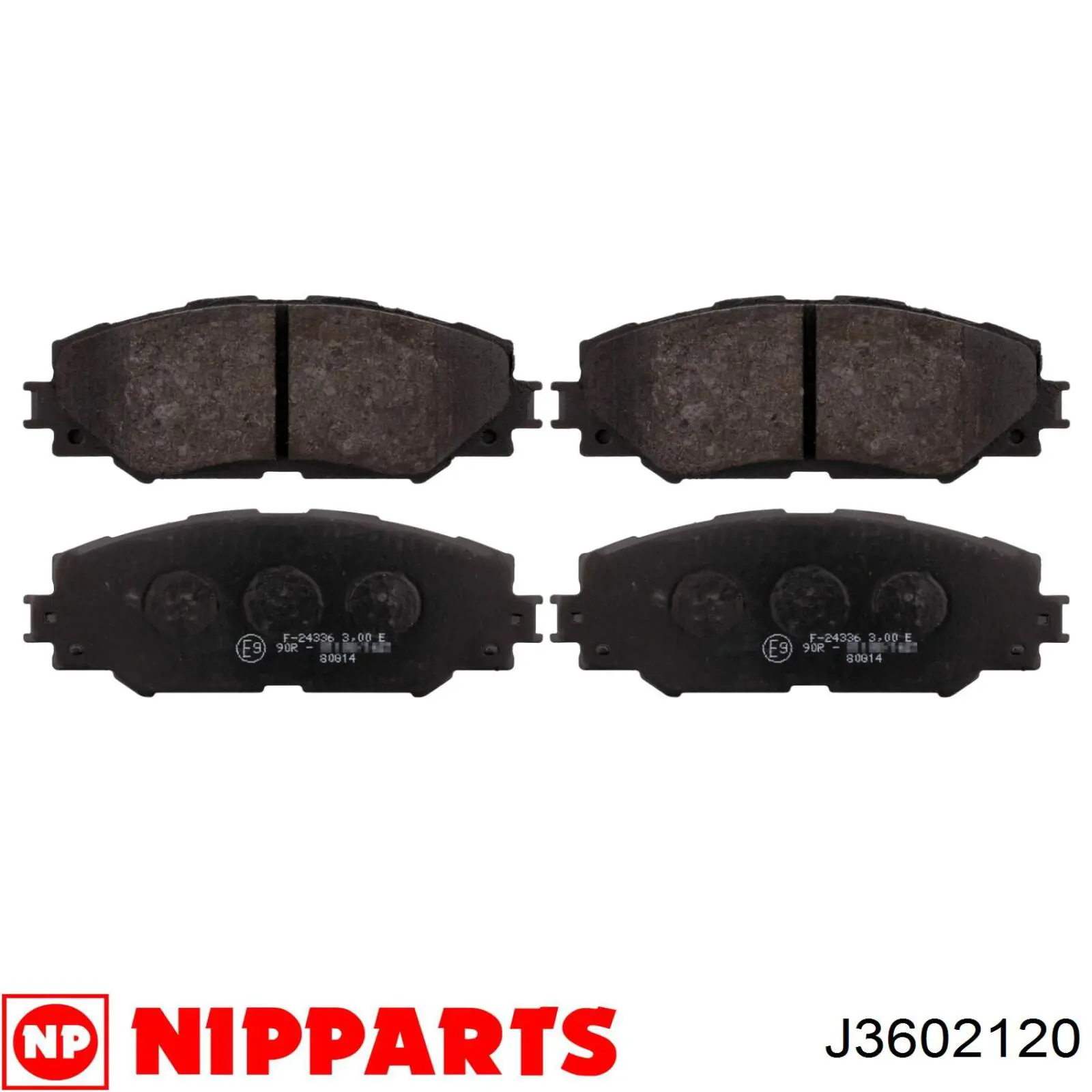 Купить J3602120 Nipparts Колодки тормозные
