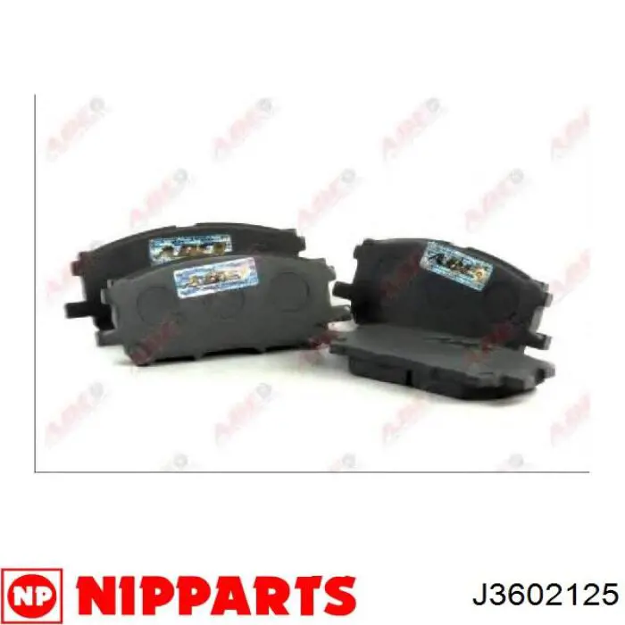 Передние тормозные колодки J3602125 Nipparts