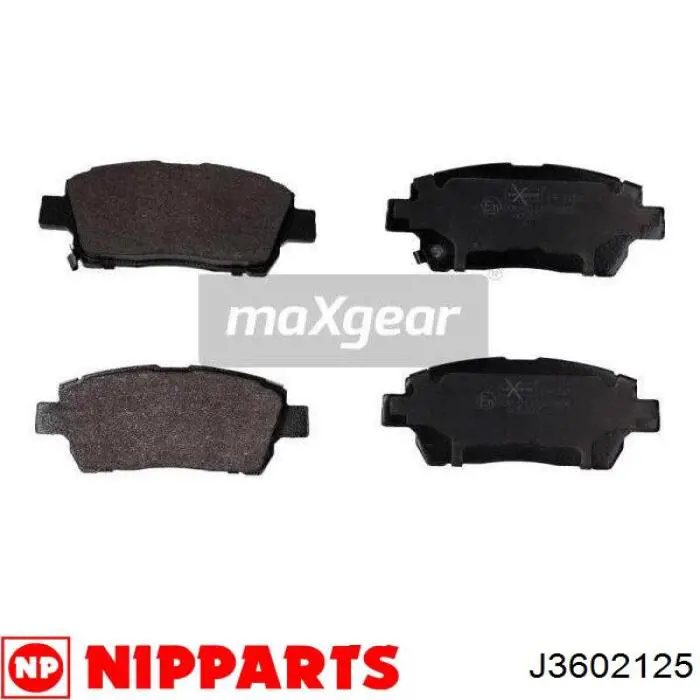 Колодки Nipparts J3602125 цена, от 22.57 USD