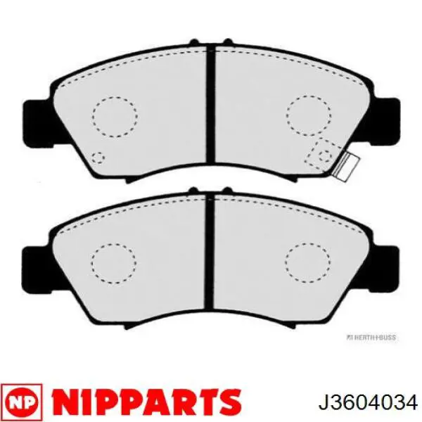 Колодки Nipparts J3604034 цена, от 22.37 USD