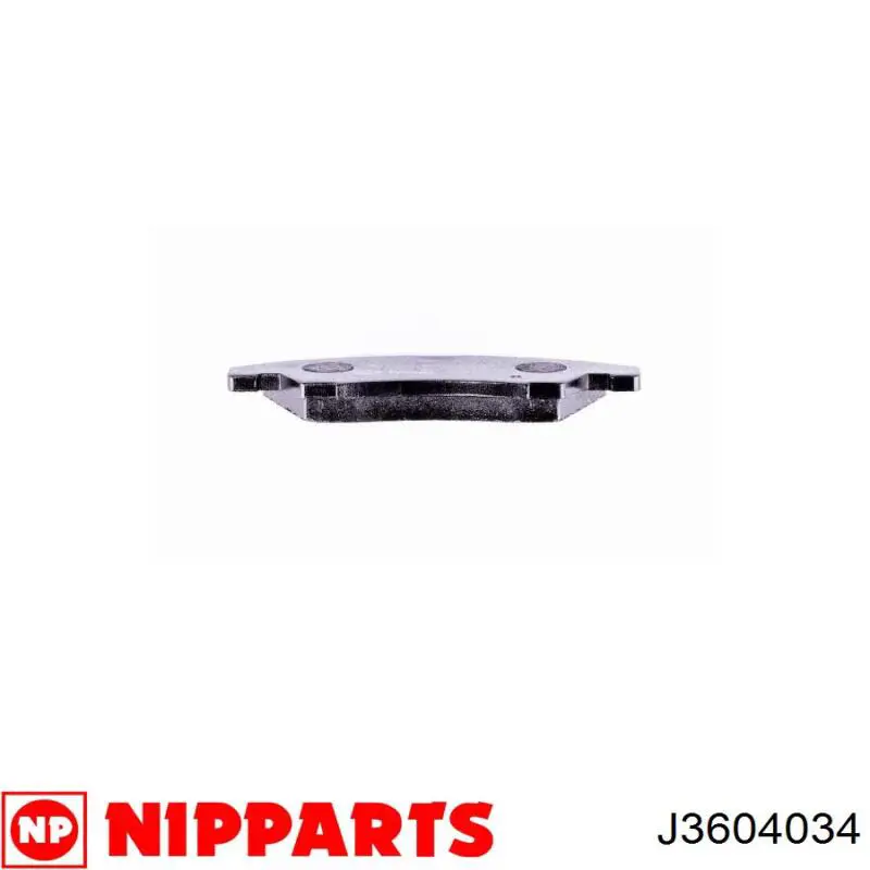 Передние тормозные колодки J3604034 Nipparts