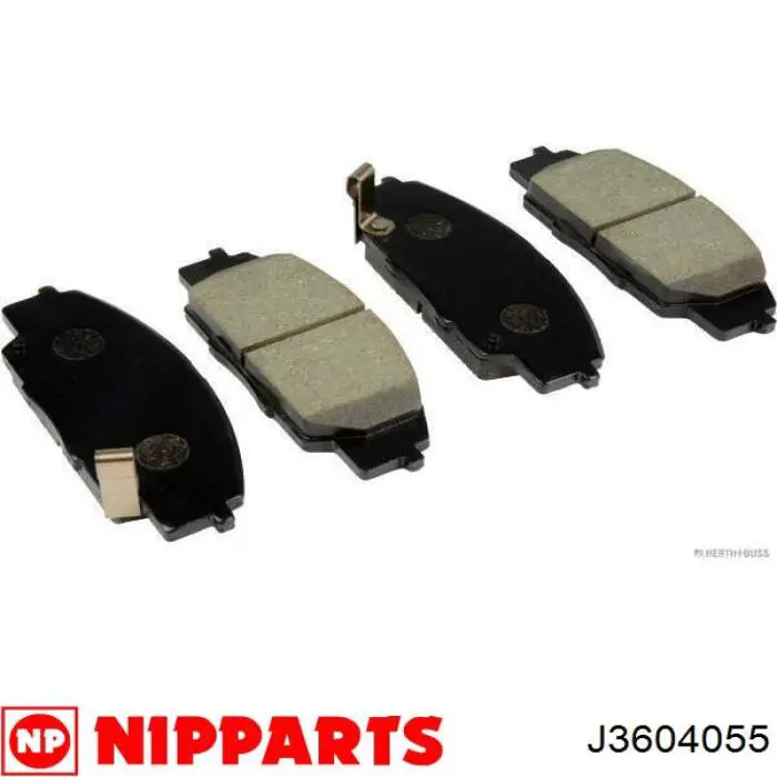 Передние тормозные колодки J3604055 Nipparts