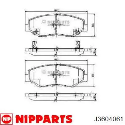 Передние тормозные колодки P28035N Brembo