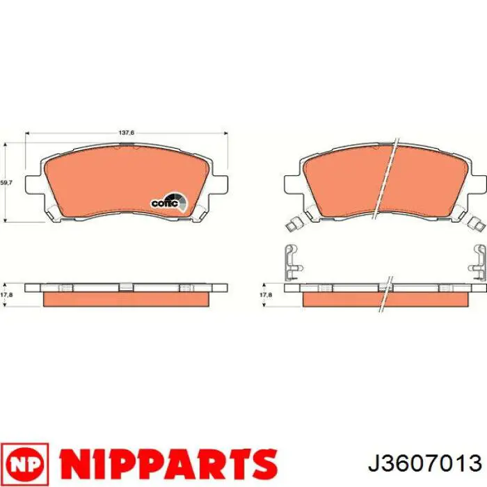 Передние тормозные колодки QF0211E Q-top