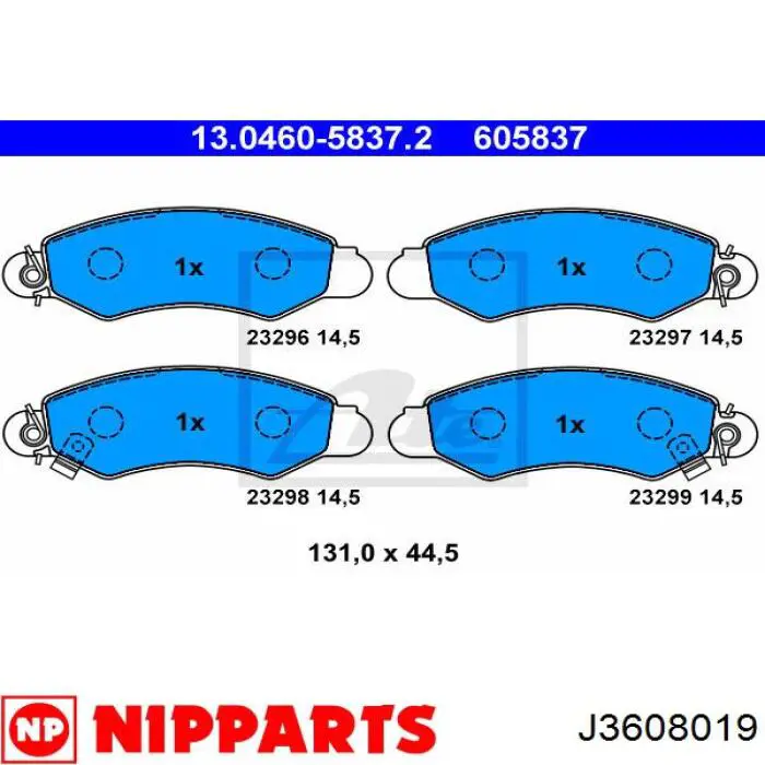 Тормозные колодки Jurid/Bendix 572418B