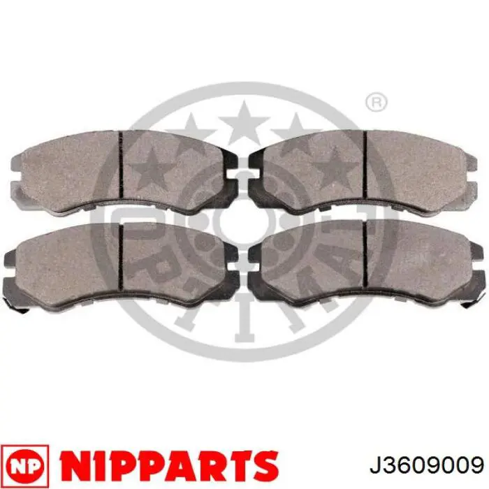 Купить J3609009 Nipparts Колодки тормозные