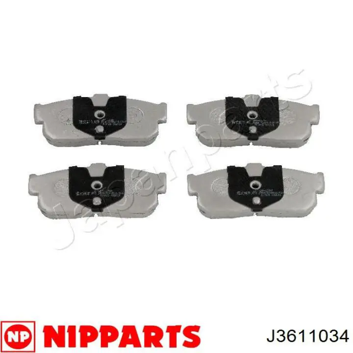 Задние тормозные колодки J3611034 Nipparts