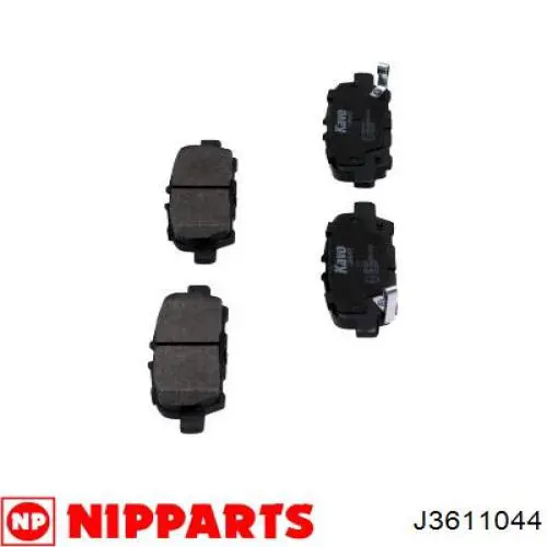 Колодки дисковые  Nipparts J3611044 цена, от 16.34 USD