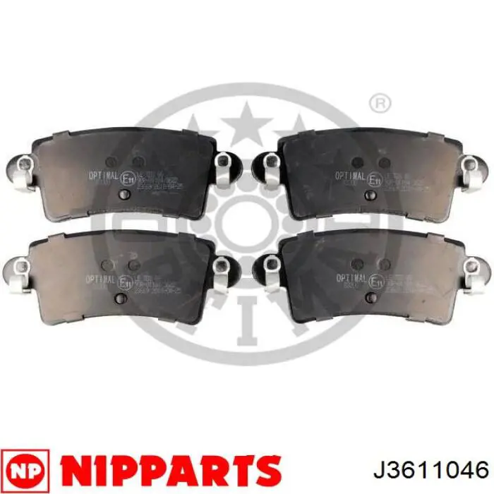 Колодки дисковые  Nipparts J3611046 цена, от 16.07 USD