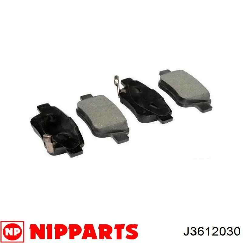 Колодки дисковые  Nipparts J3612030 цена, от 16.12 USD