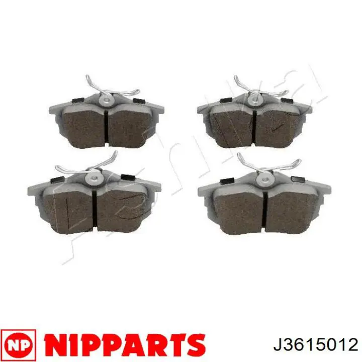 Задние тормозные колодки J3615012 Nipparts