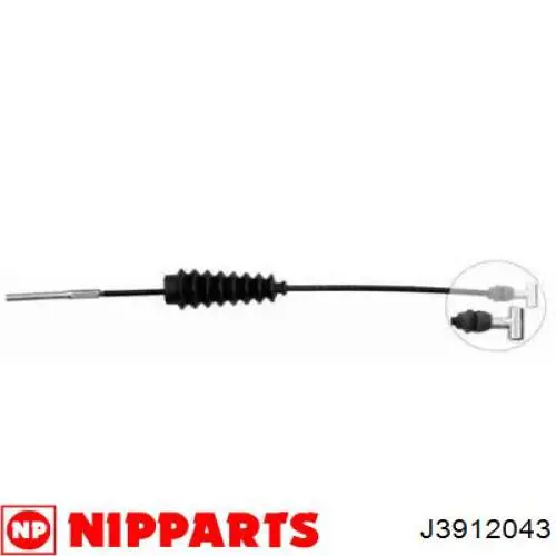 Передний трос ручника J3912043 Nipparts