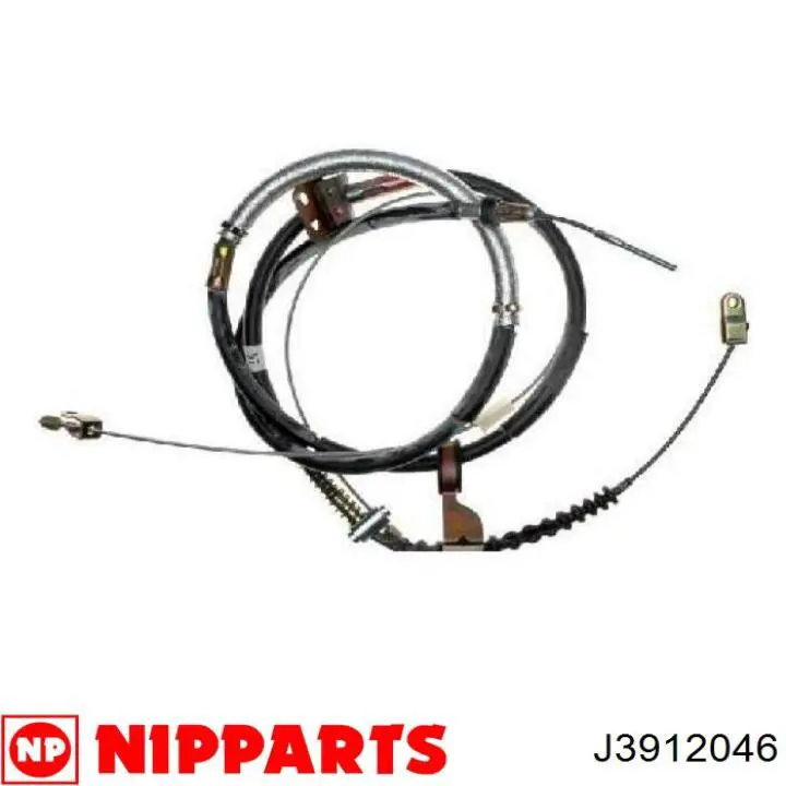 Cable de freno de mano trasero derecho/izquierdo J3912046 Nipparts