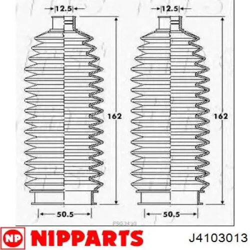 Купить J4103013 Nipparts Чехол рулевого механизма