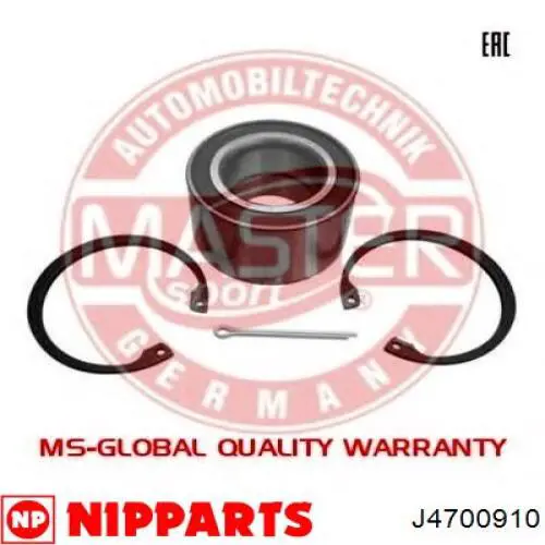 Підшипник маточини передньої J4700910 Nipparts